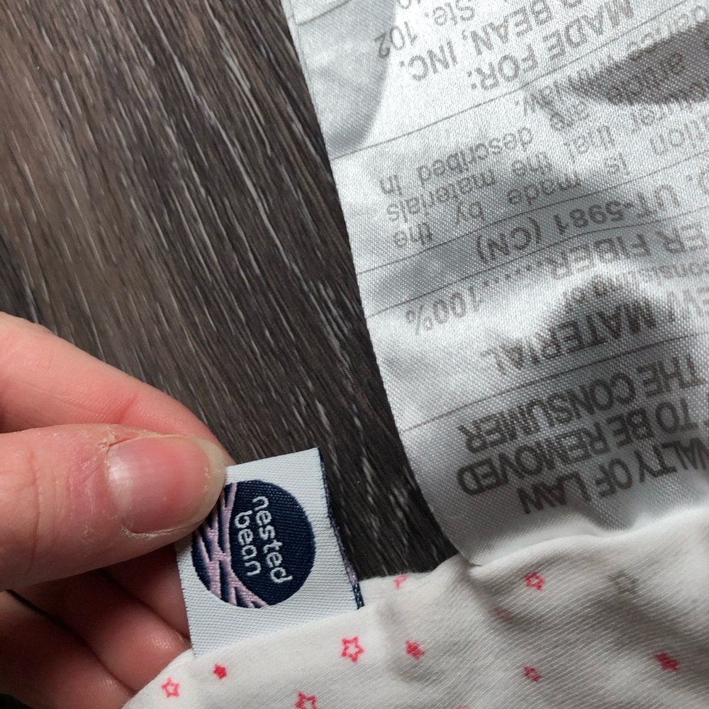 Nested Bean White Baby Swaddle Bundle of 2 - Picture 6 of 7